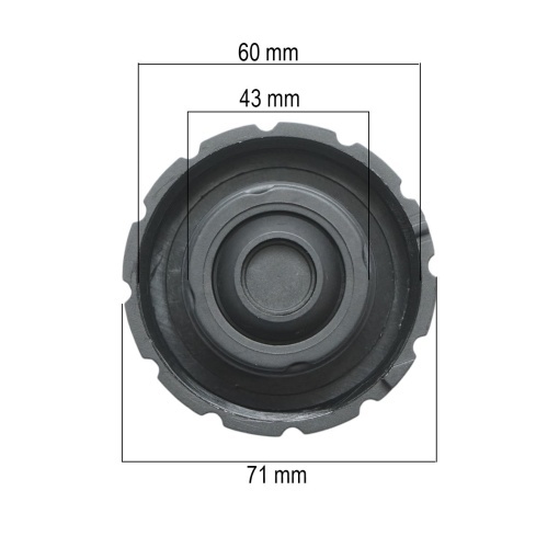 Buson vas expansiune Mercedes-Benz 43mm cod OEM 2105010615 - Img 3