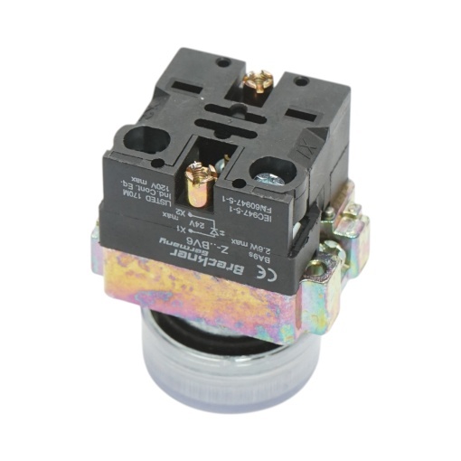 Buton indicator LED alb 24V LAY5 Breckner Germany - Img 4