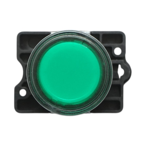 Buton indicator LED verde cu rezistenta integrata 1NO, 24V LAY5 Breckner Germany - Img 2