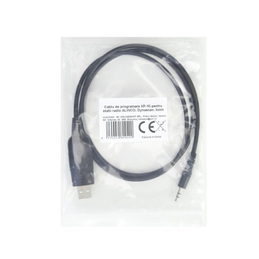 Cablu de programare XP-10 pentru statii radio ALINCO, Dynascan, Icom