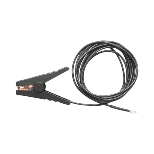 Cablu de racordare cu clema crocodil negru pentru gard electric - Img 2