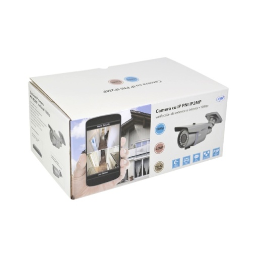 Camera supraveghere video PNI IP2MP 1080P cu IP varifocala 2.8 - 12 mm de exterior - Img 4