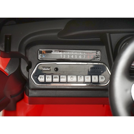 Camion electric rosu cu acumulator 12V/7Ah si telecomanda JJ2011 pentru copii 3 ani - Img 8
