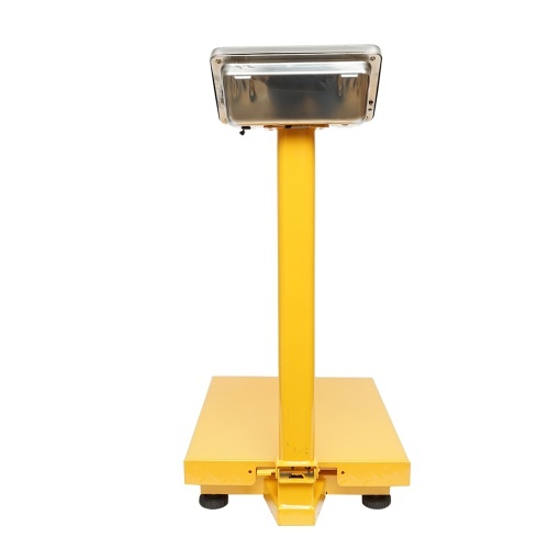 Cantar electronic de podea tip platforma 350 Kg cu brat pliabil, ecran LCD Breckner Germany - Img 4