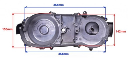 Capac transmisie scuter 4T 125-150cc (410mm) - Img 2