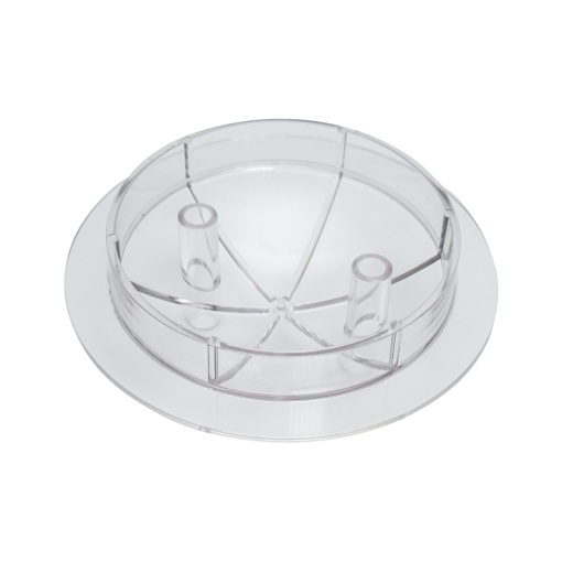 Capac transparent cu 2 iesiri bidon 30L pentru aparat de muls vaci Breckner Germany - Img 2
