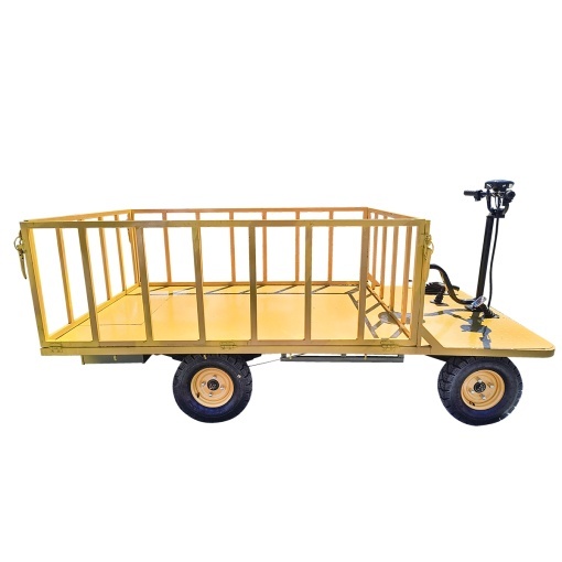 Carucior platforma electrica transport marfa 800W, 40V, 2.5x1.25m sarcina maxima 1000Kg THOR - Img 2