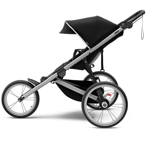 Carucior Thule Glide 2 Single Aluminium/Jet Black (model 2020) - Img 2