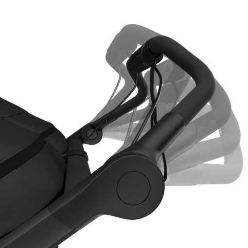 Carucior Thule Urban Glide 3 Double cu catarama hamului magnetica, Black - Img 4