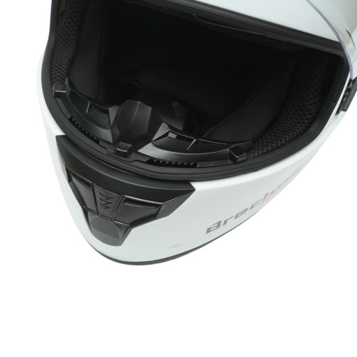 Casca moto integrala alba cu viziera transparenta si ochelari de soare, marimea L Arcane White Breckner Germany - Img 5