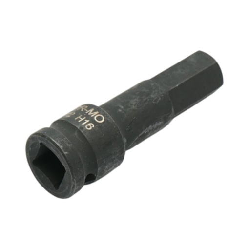 Cheie tubulara de impact bit hexagonal H16, 78mm, patrat 1/2 inch Cr-Mo Breckner Germany - Img 5