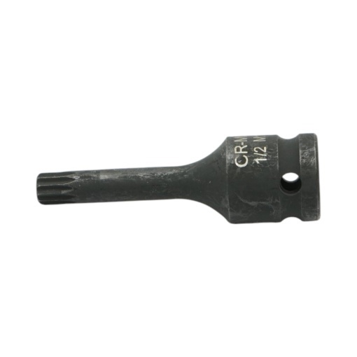 Cheie tubulara de impact bit spline M10, 78mm, patrat 1/2 inch Cr-Mo Breckner Germany - Img 3