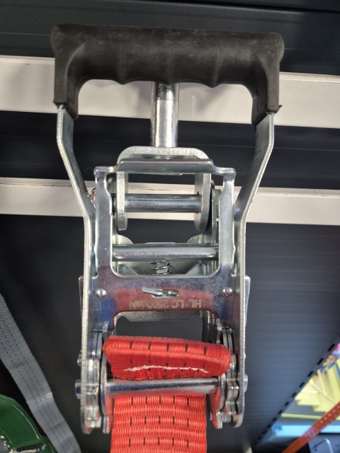 Chinga auto 2.5m - carlige rotative - (banda 5 cm) - Img 6