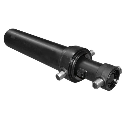 Cilindru hidraulic de basculare cu 4 trepte camion 8x4 cursa de deschidere 4620mm - Img 2