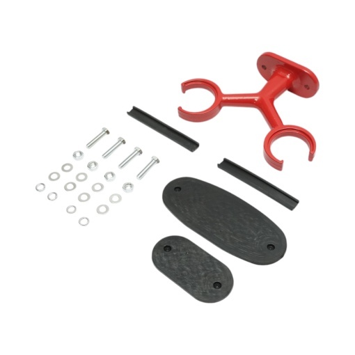 Claxon 2 trompete rosu 12V/24V pentru compresor de aer - Img 6