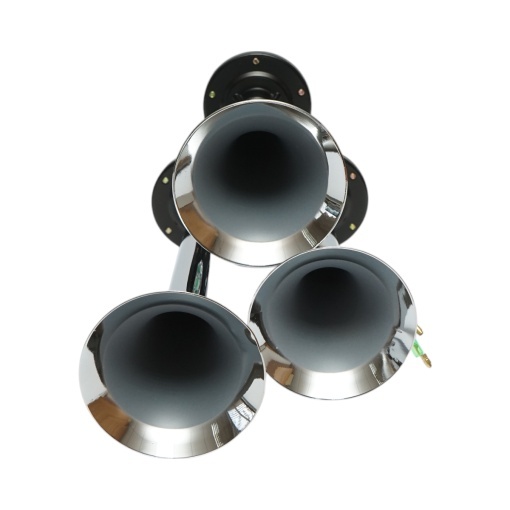 Claxon 3 trompete pentru compresor aer 12/24V - Img 4