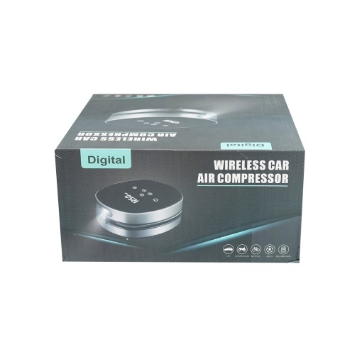 Compresor aer cu touch screen, acumulator 2500mAh, presiune maxima 8.27 Bar, tensiune alimentare 12.6V/1A, wireless Breckner Germany - Img 8