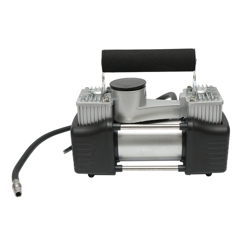 Compresor aer umflat roti 12V, 150PSI, 85l/min, 2 cilindrii, cablu 3m pentru priza bricheta auto - Img 3