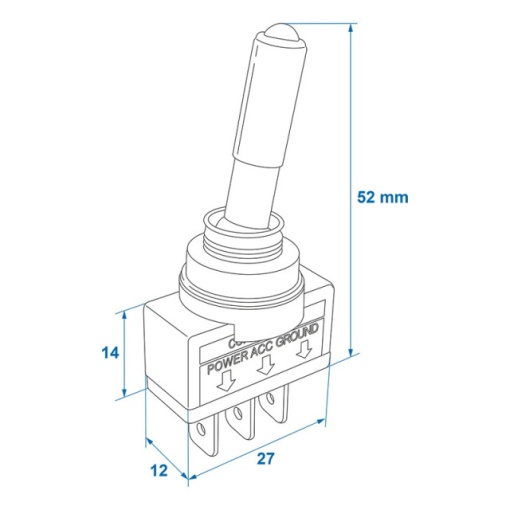 Comutator LED 12V-20A - Img 3