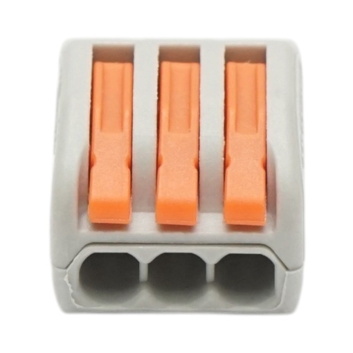 Conector rapid cablu electric 3P, 0.08-4mm, 32A, 250V Longroad - Img 4