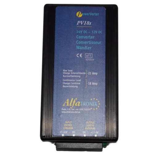 Convertor 24-12V Albrecht PV 18S curent nominal 18A Cod 47833 - Img 2