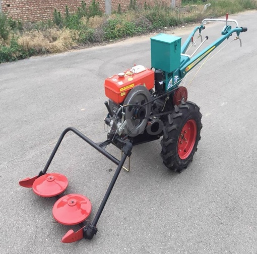 Cositoare rotativa cu 2 discuri pentru motocultor (prindere curea) - Img 3