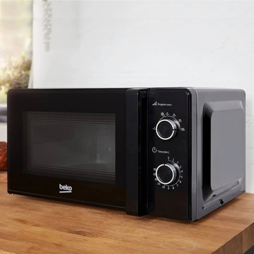 Cuptor cu microunde Beko MOC20100BFB, 700 W, 20 L, functie dezghetare, negru - Img 5