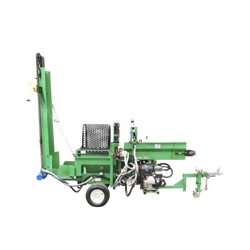Despicator lemne 16T, motor benzina 15CP cu banda rulanta si conveier 525 Kg - Img 3