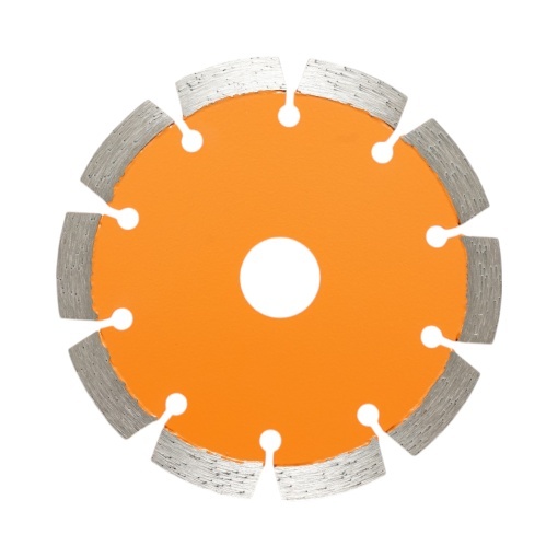 Disc diamantat segmentat 125x22.23mm, segment 10mm pentru caramida, beton, zidarie, boltari, piatra Breckner Germany - Img 2