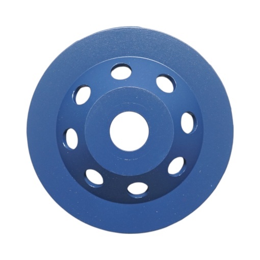 Disc diamantat segmentat tip cupa 125x22.23, dublu rand grosier, standard CONCRETE pentru slefuire beton, piatra, mozaic Breckner Germany - Img 2
