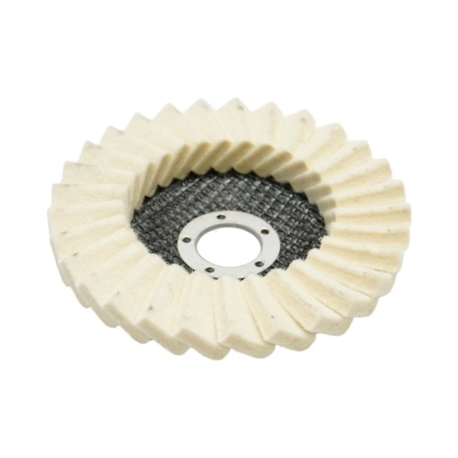 Disc pasla lamelar polisare 125x6x22.23mm, lustruire si finisare metal, inox, aluminiu Breckner Germany - Img 6