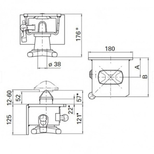Dispozitiv fixare transcontainer twist lock COMPLET - Img 5