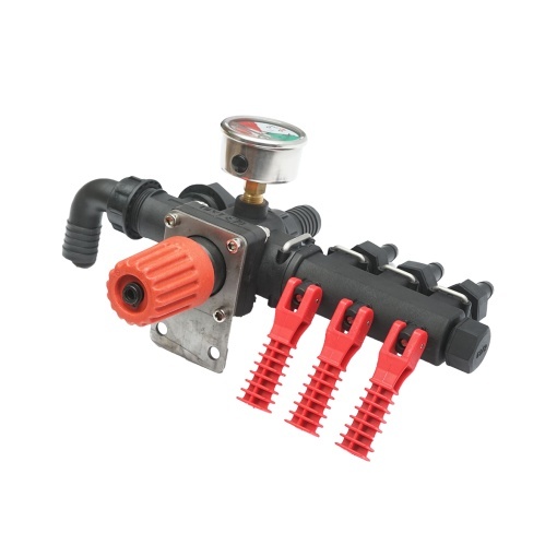Distribuitor cu 3 cai si manometru cu glicerina pentru erbicidator - Img 3