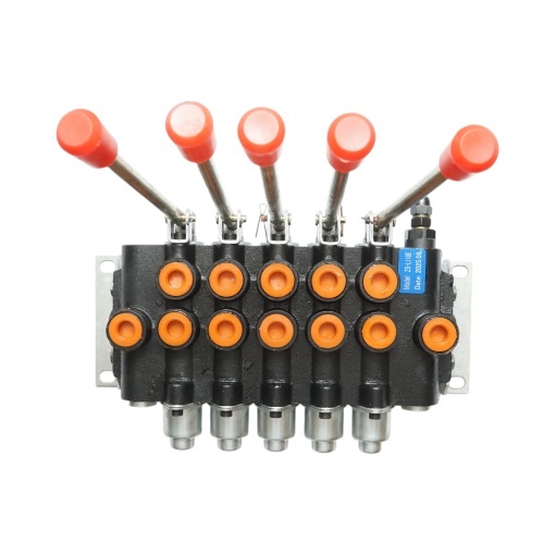 Distribuitor hidraulic 5 manete, debit 80L/min, presiune 200 bar Breckner Germany - Img 6