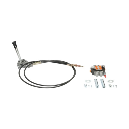 Distribuitor hidraulic cu 2 manete, lungime cablu 2.5m, presiune 250 bar, debit 40L/min Breckner Germany - Img 2