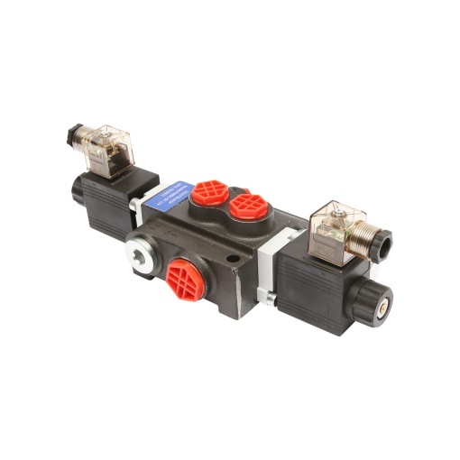 Distribuitor hidraulic P40 electromagnetic cu 1 cale, 12V Breckner Germany - Img 2