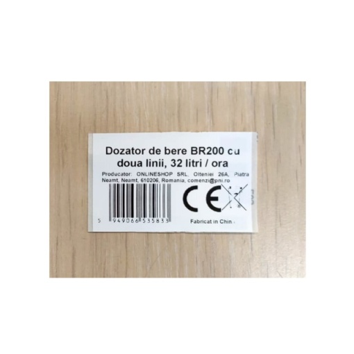 Dozator de bere BR200 cu doua linii, 32 litri / ora - Img 6