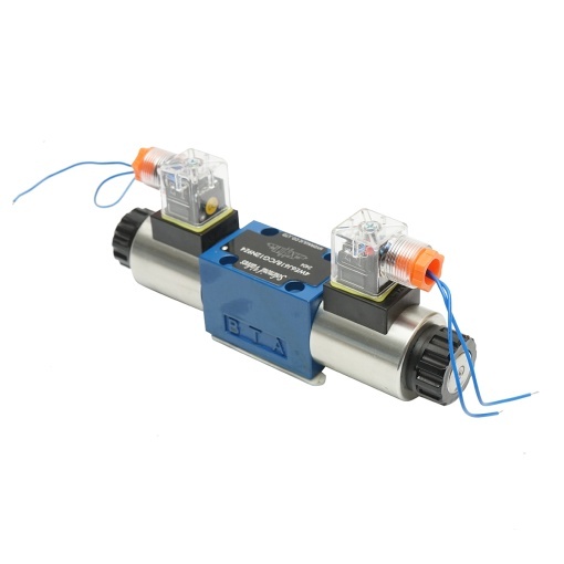 Electrovalva directionala 12VDC 25W pentru 6 cai control debit instalatii hidraulice HDQX126J 4WE6J61B CG12N9Z4 - Img 3