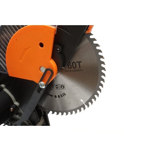 Fierastrau circular stationar profesional 1800W, 220V, disc 255mm 60T, taiere inclinata 45°, 5500 r/min, sac colectare Breckner Germany - Img 11
