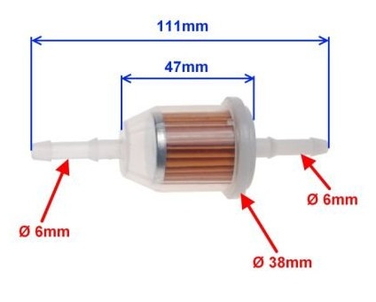 Filtru benzina scuter (model 6) - Img 2