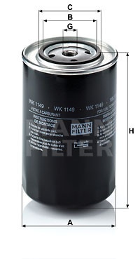 Filtru combustibil WK1149 - Img 2