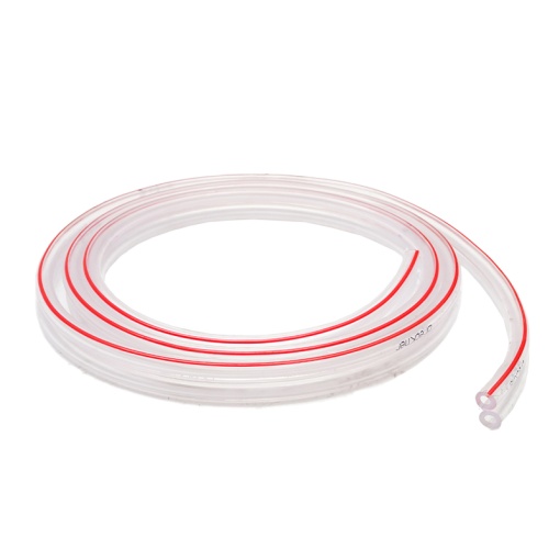 Furtun de vidat transparent dublu 2.5m pentru aparat de muls vaci Breckner Germany - Img 3