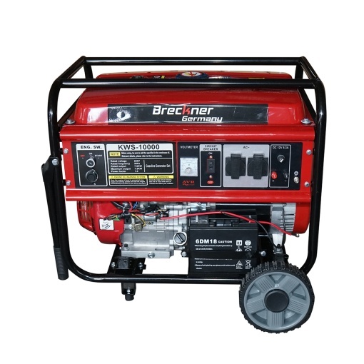 Generator electric cu ATS 7kW, 220V, motor pe benzina 18CP, pornire electrica/manuala Breckner Germany - Img 2