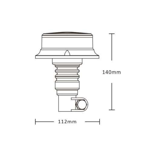 Girofar LED 27W (necesita suport tubular) - Img 2
