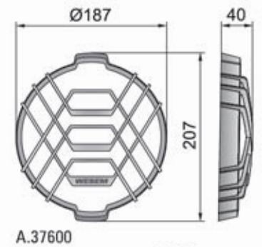Grila proiector , fi183 HO2 37600 Wesem - Img 2