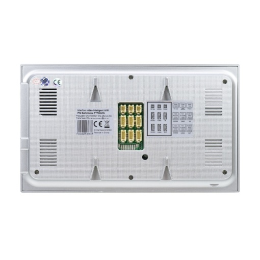 Interfon video inteligent PNI SafeHome PT720MW WiFi HD, P2P, monitor interior, aplicatie dedicata Tuya Smart, integrare in scenarii si automatizari smart cu alte produse compatibile Tuya