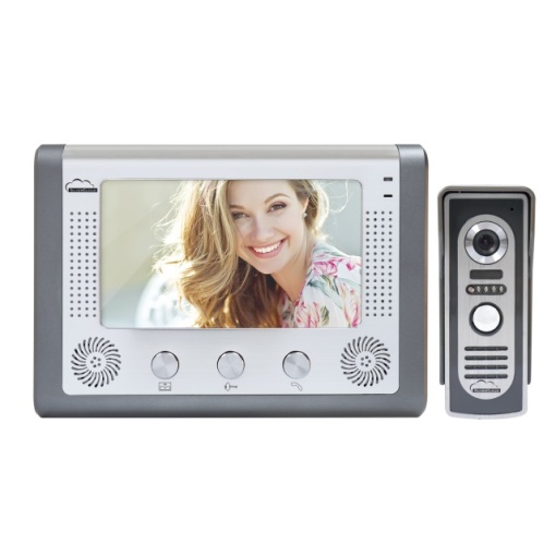 Interfon video SilverCloud House 715, ecran LCD 7 inch, camera de exterior, night vision, iesire yala electromagnetica - Img 3