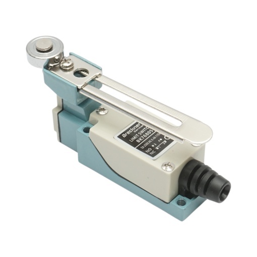 Intrerupator de limita cu brat reglabil si rola NO+NC 250V AC 5A/115V DC 0.4A Breckner Germany - Img 3