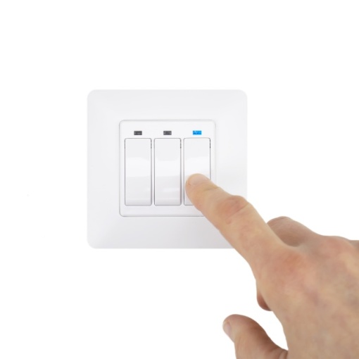 Intrerupator inteligent triplu PNI SmartHome WS323 pentru control lumini prin internet compatibil cu APP TuyaSmart - Img 5