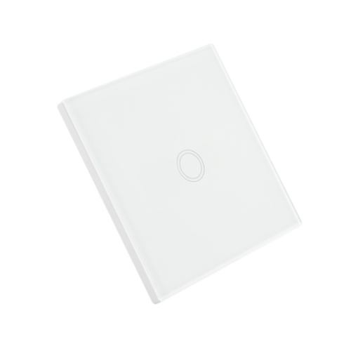 Intrerupator simplu cu touch PNI SH101 din sticla, alb cu LED indicator - Img 4